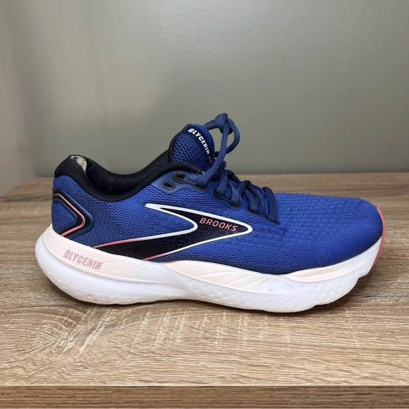 Brooks Glycerin 21 Running Shoes — Women’s 9 (Blue / Pink / Black) - Picture 7 of 7